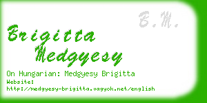 brigitta medgyesy business card